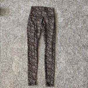 Lululemon gold sequin legging
